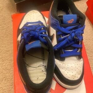Nike Kids' Black, Blue, and White Sneakers